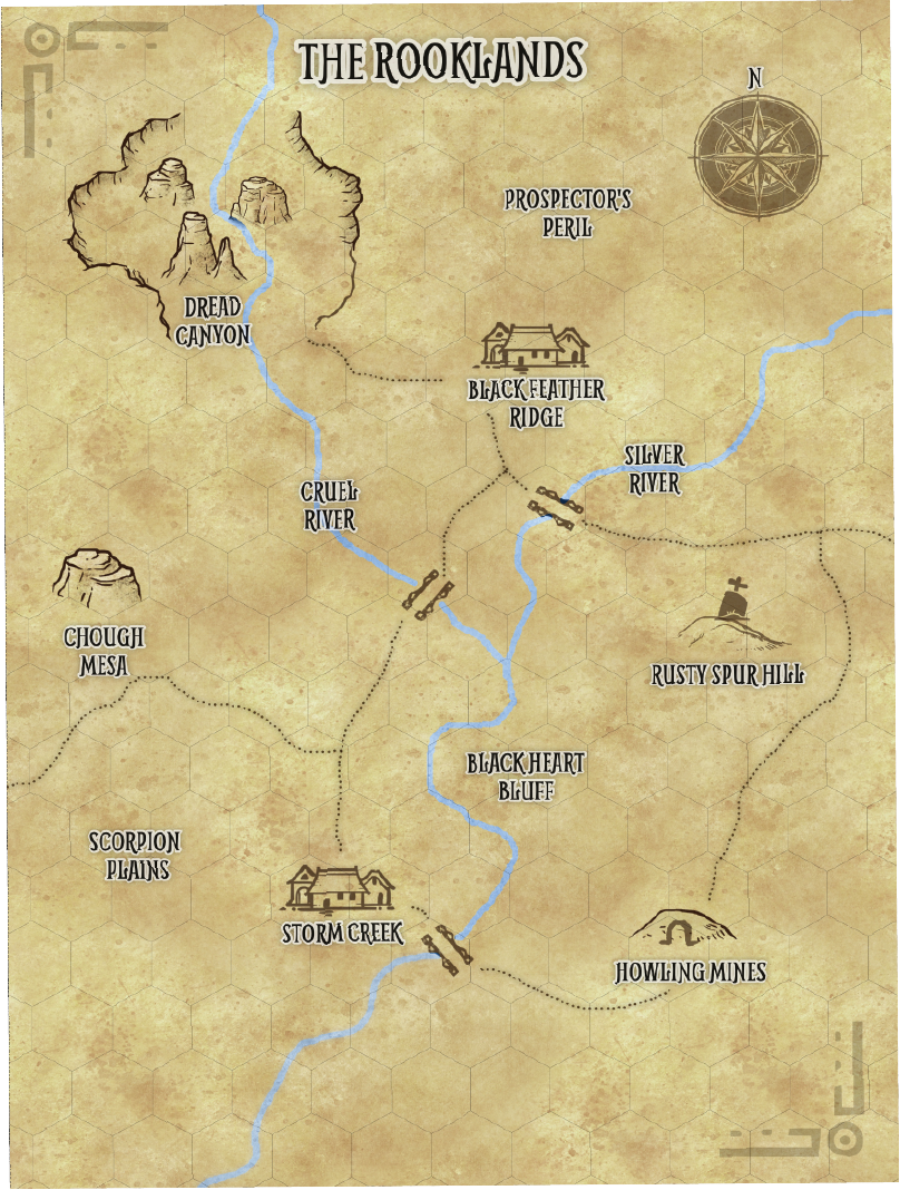 Fistful of Feathers Western Setting for Be Like a Crow