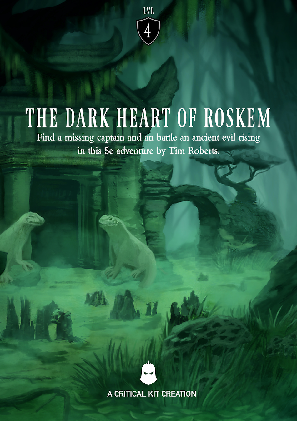 The Dark Heart of Roskem - one shot adventure, one shot dnd, dnd one shot, zine rpg