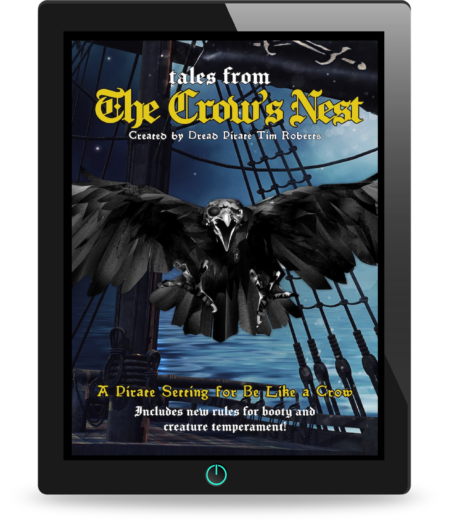 solo RPG expansion tales from the Crow's Nest for Be Like A Crow, journalling game