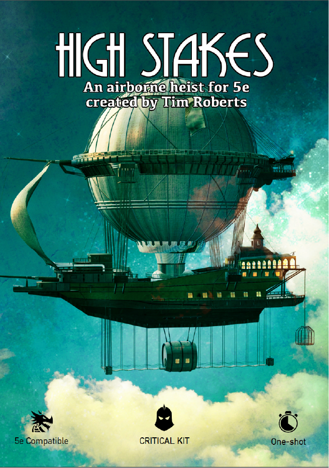 high stakes a casino heist on board of an air craft, 5e one shot adventure