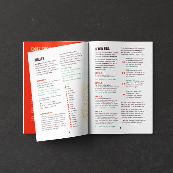 Insurgent a TTRPG zine from Cezar Capacle for a solo, coop game for creative writing with prompts.