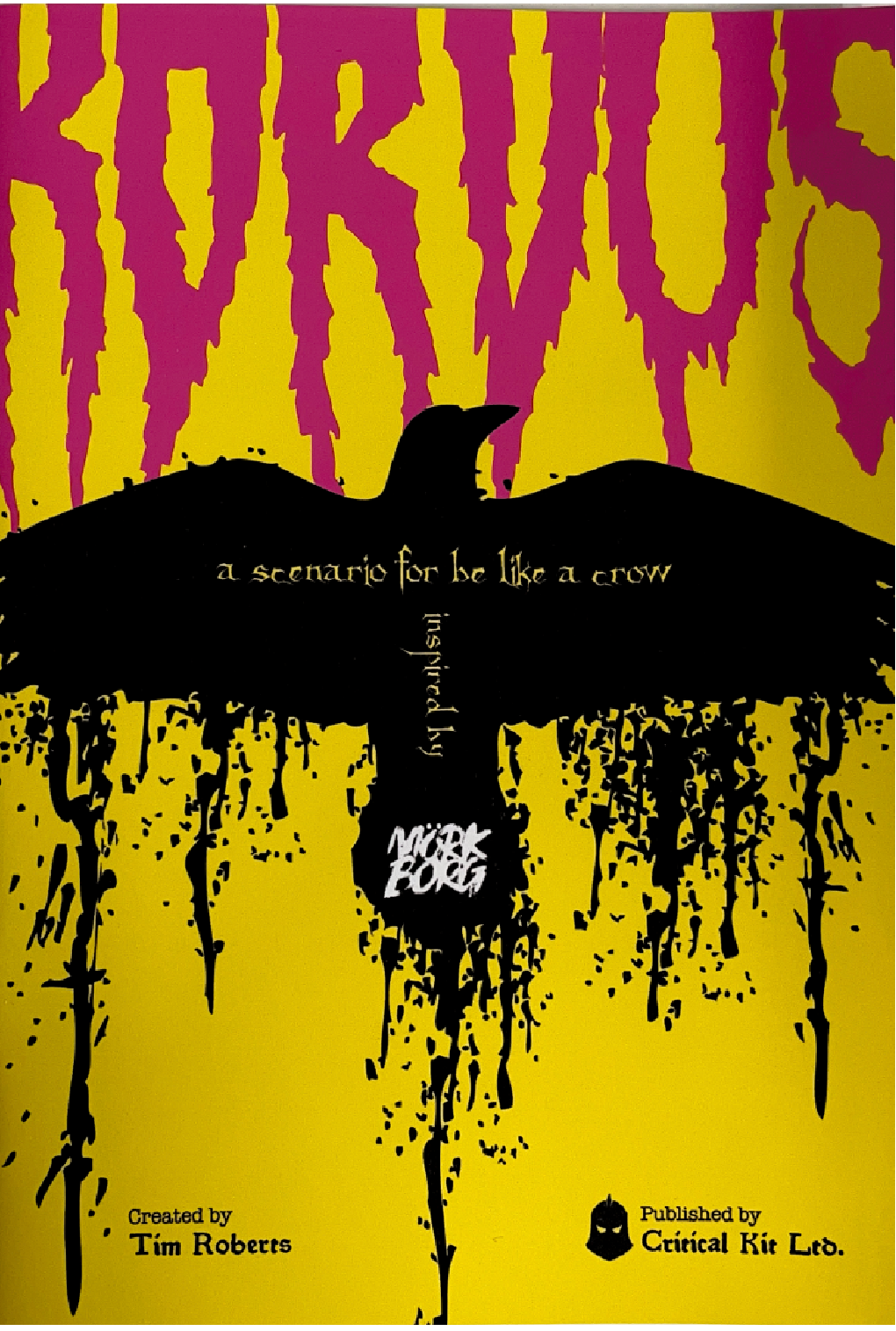 Korvus a Morg Borg expansion for Be Like A Crow, a solo RPG