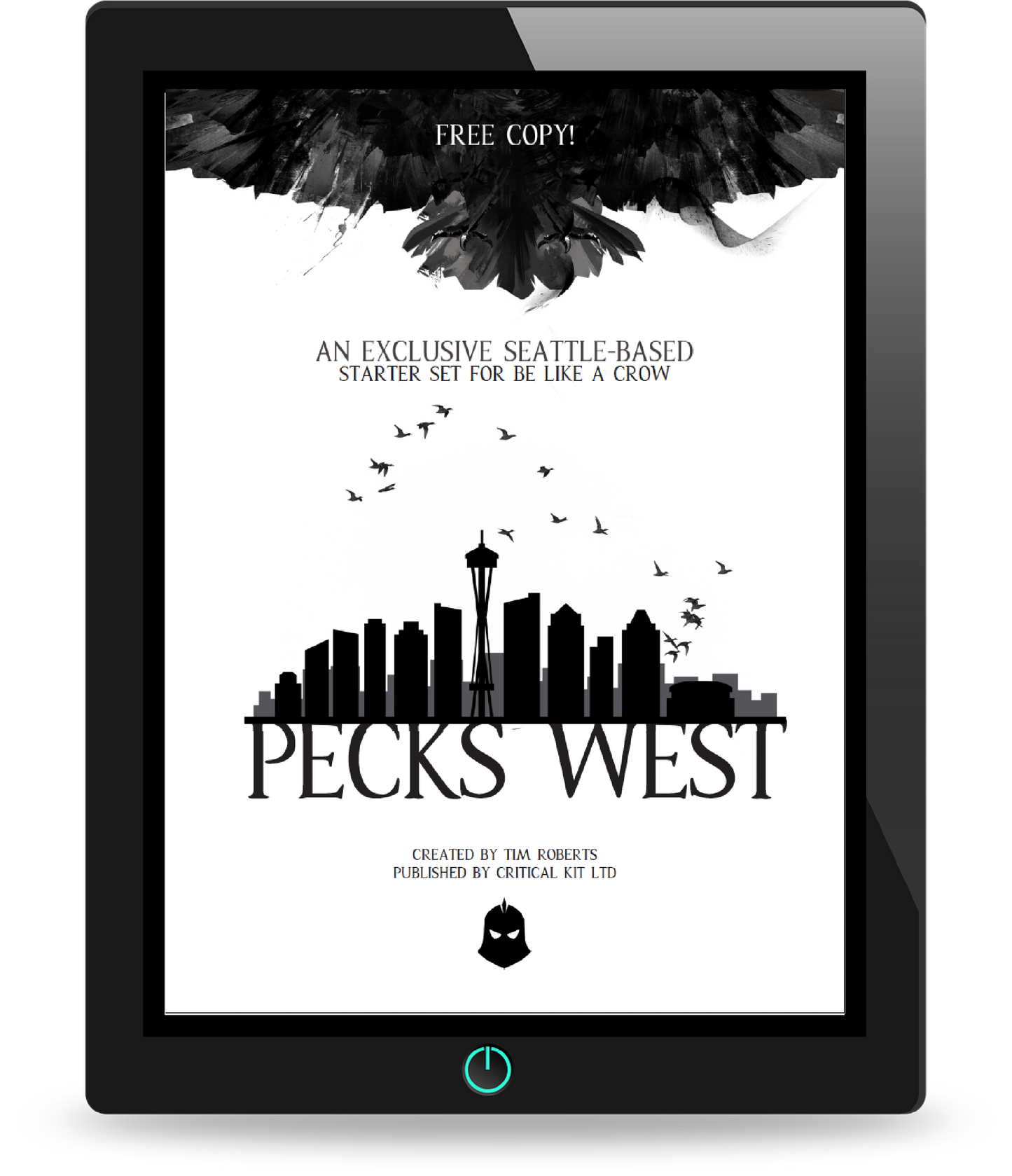 Pecks West a solo RPG expansion for Be Like A Crow based in Seattle