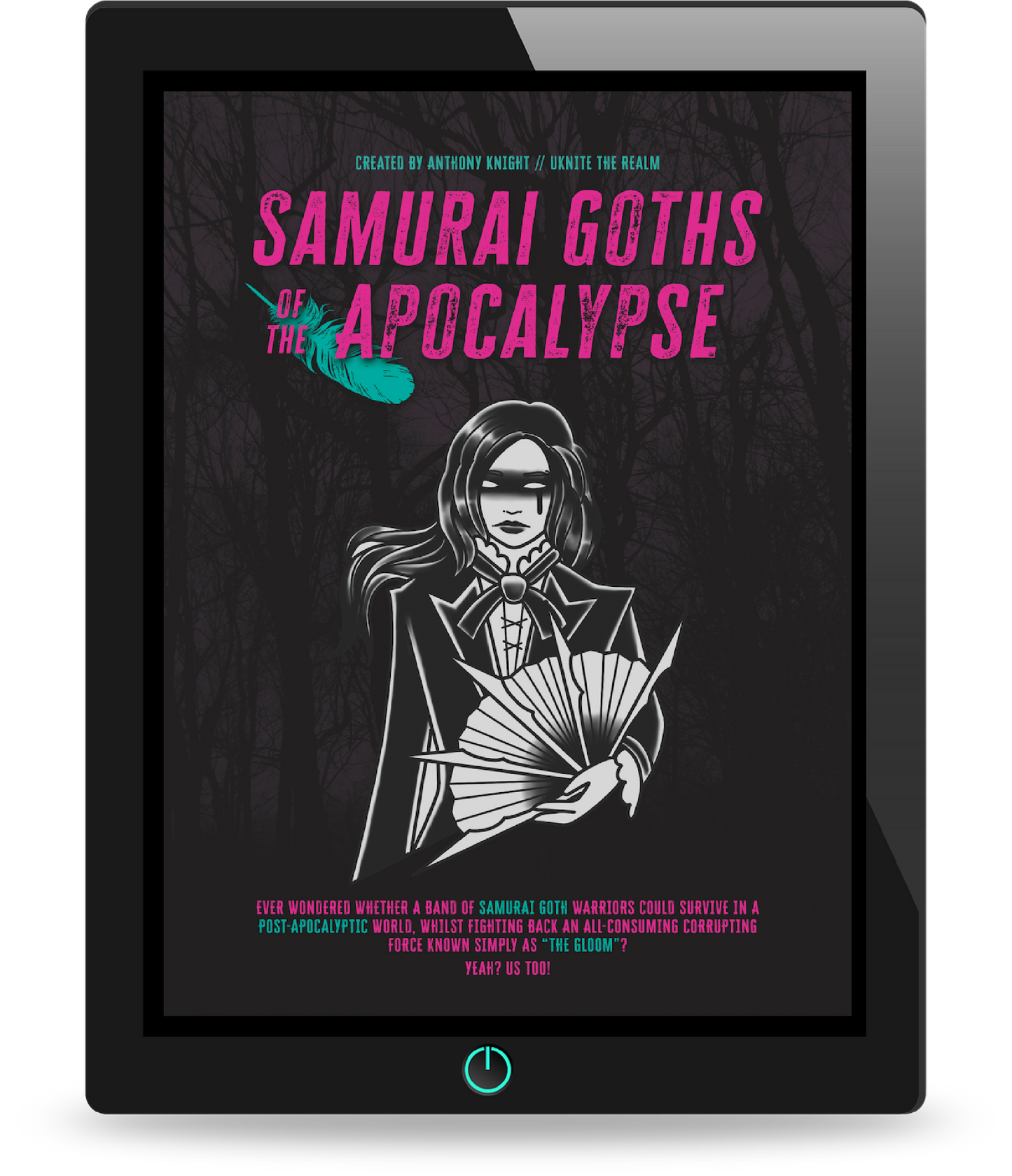 Samurai Goths of the Apocalypse a rpg where the unlikely heros fight back the evil known as the gloom.