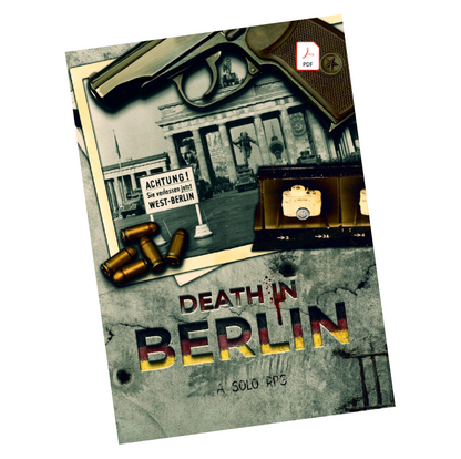 Death in Berlin is a solo rpg of espionage in World War 2, by Jerome Mioso