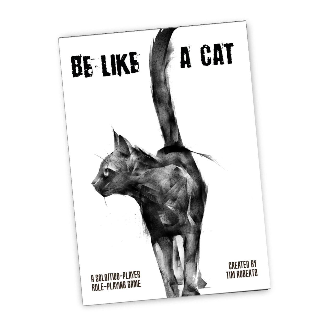 Be Like a cat a solo RPG, and 2 player RPG, RPG for two players, solo RPG