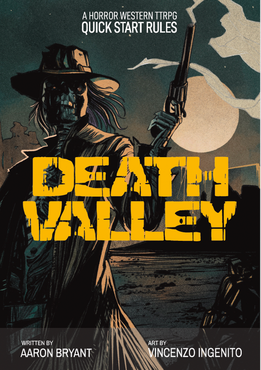 Death Valley Quick Start - A horror/western TTRPG