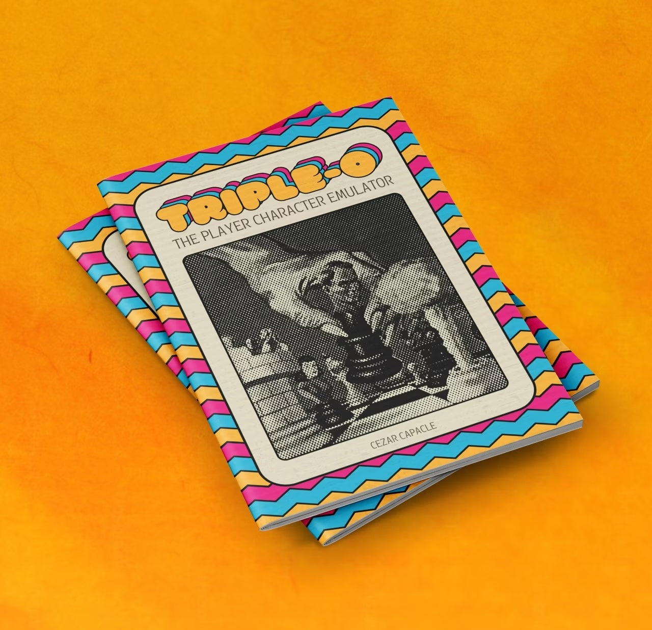 Stack of Triple-O books the player emulator role playing game