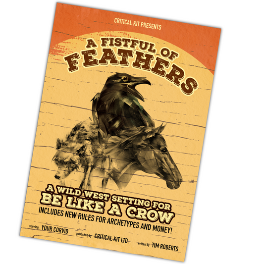 Fistful of Feathers a western solo rpg setting for be like a crow, solo journalling game