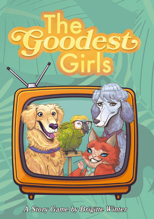 Collective animal picture of the The Goodest Girls, which is a TTRPG based on the US sitcom, The Golden Girls