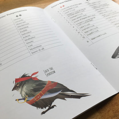 solo RPG expansion tales from the Crow's Nest for Be Like A Crow, journalling game