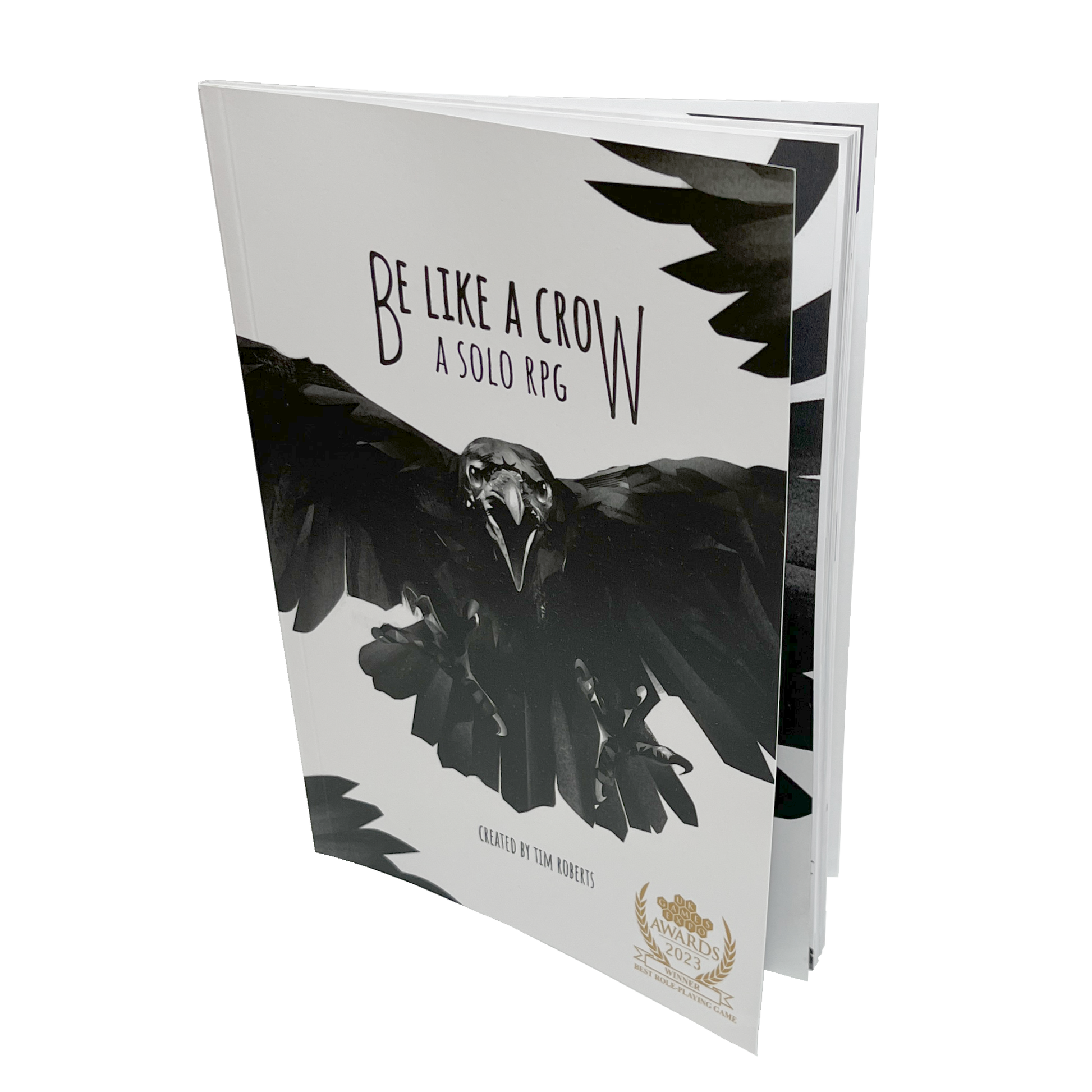 Be Like A Crow a solo RPG, journalling game, solo RPG, indie RPG