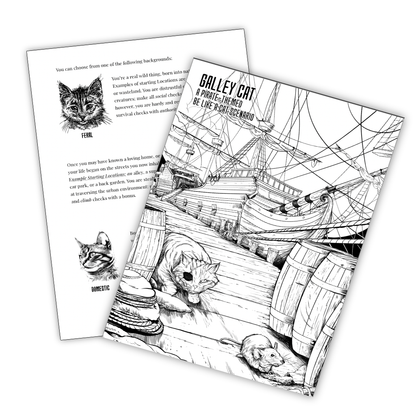 Be like a cat a solo territory building RPB, journalling game, solo RPG