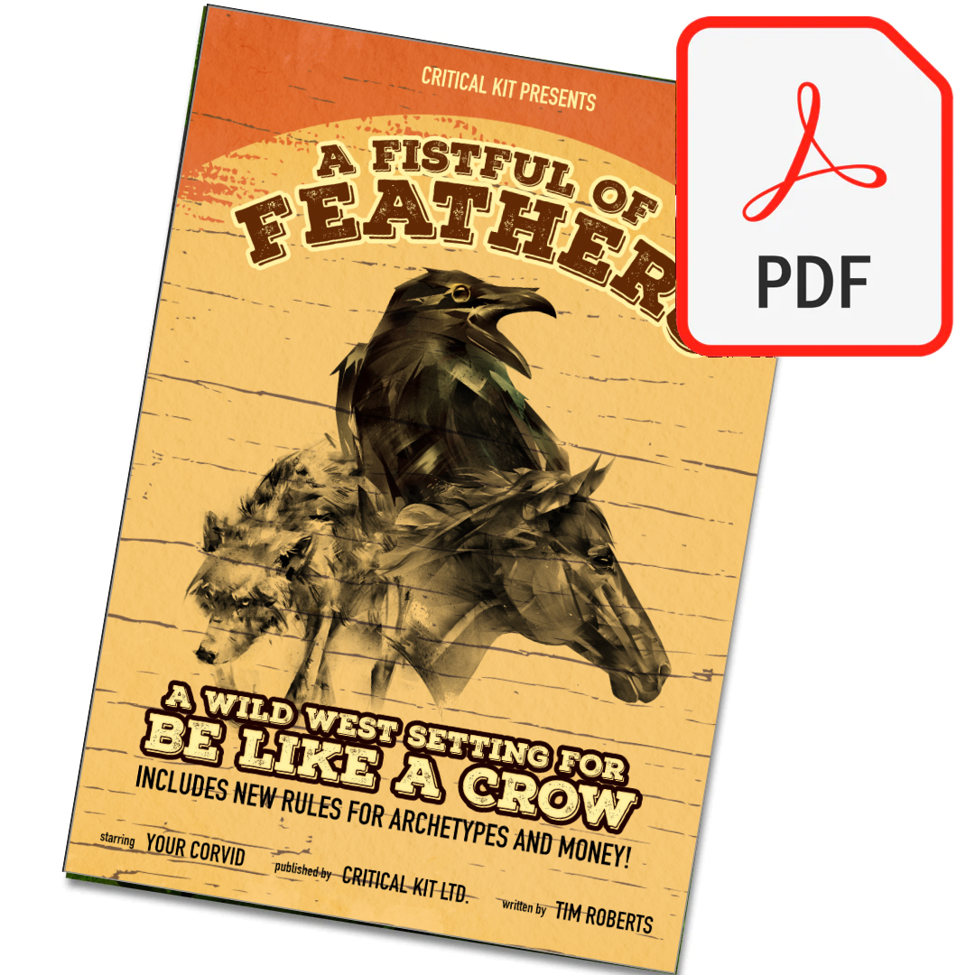 Fistful of Feathers a Western setting for Be Like A Crow solo RPG